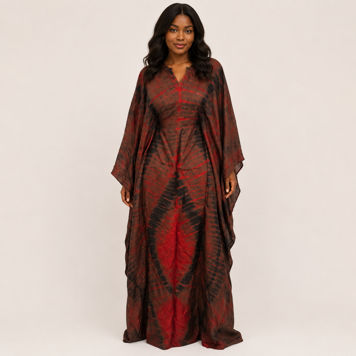 Robe soie de kampala