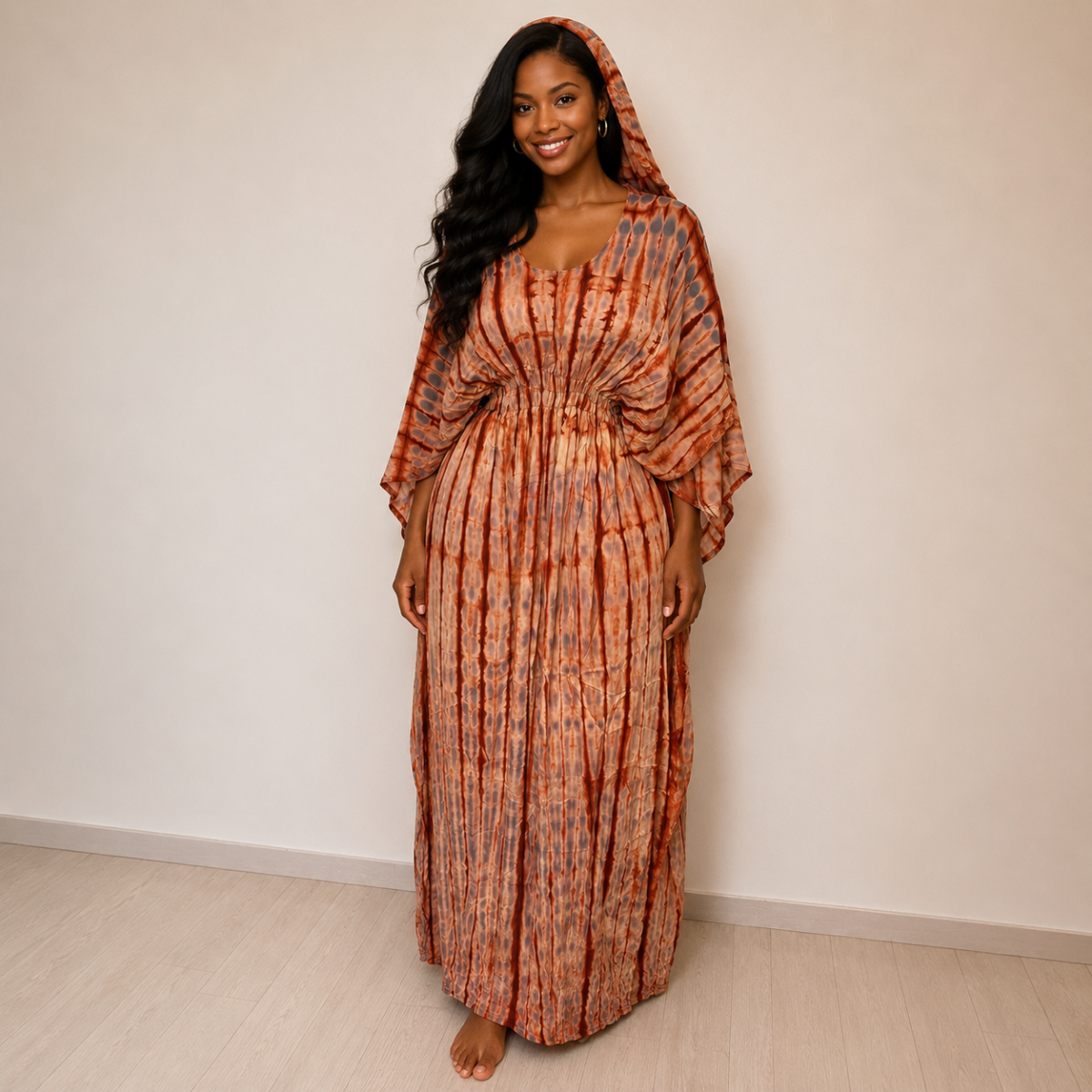 Robe melhfa terracotta
