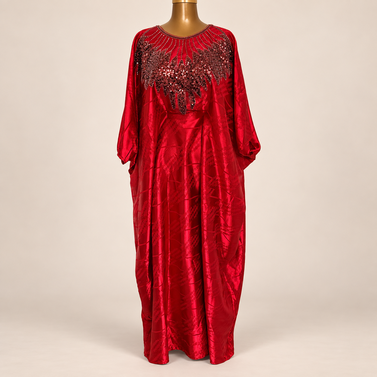 Robe soie de getzner rouge