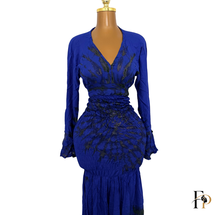 Robe Nafissa bleue