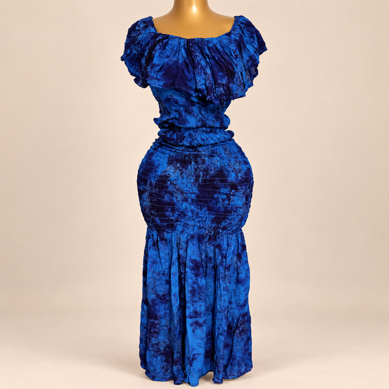 Robe col Bardot Maimouna longue femme Fashionista Paris