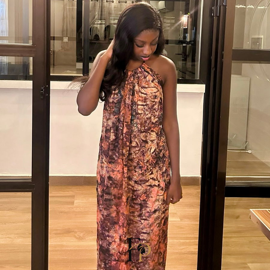Robe longue Aissatou dos nu