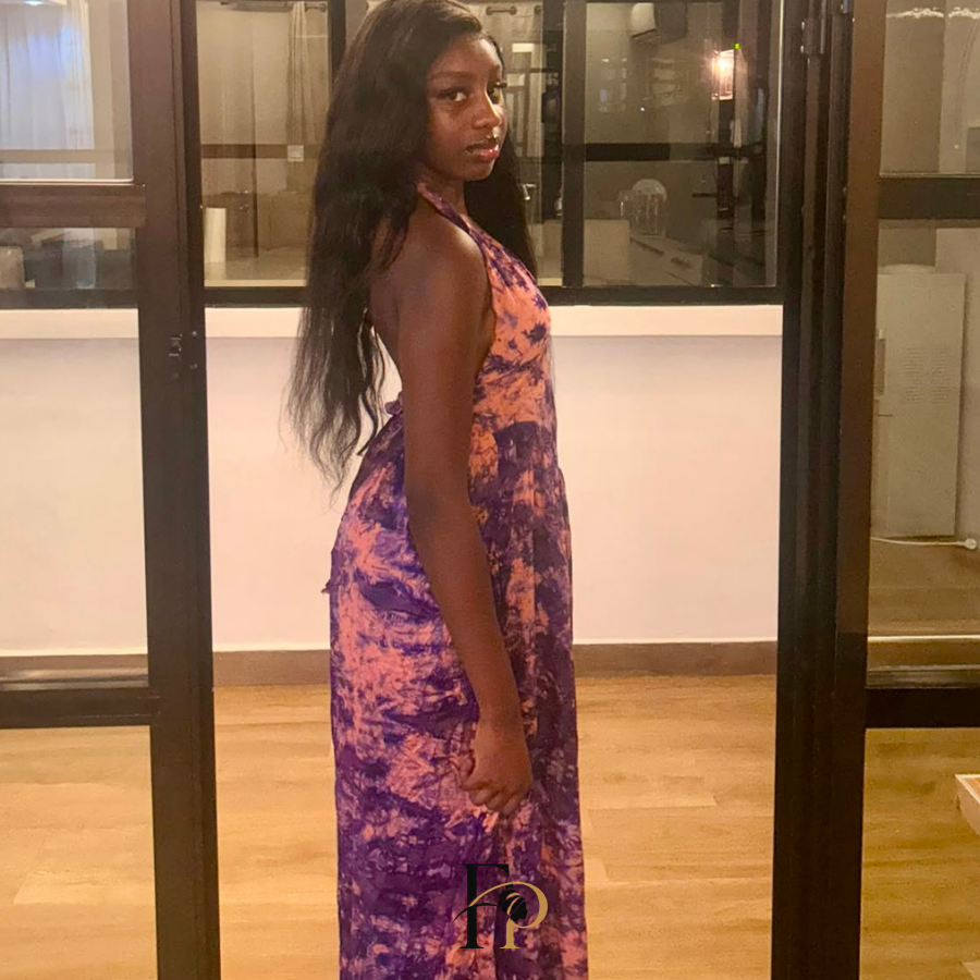 Robe longue Aissatou dos nu