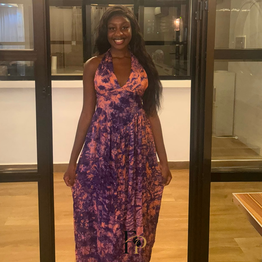 Robe longue Aissatou dos nu