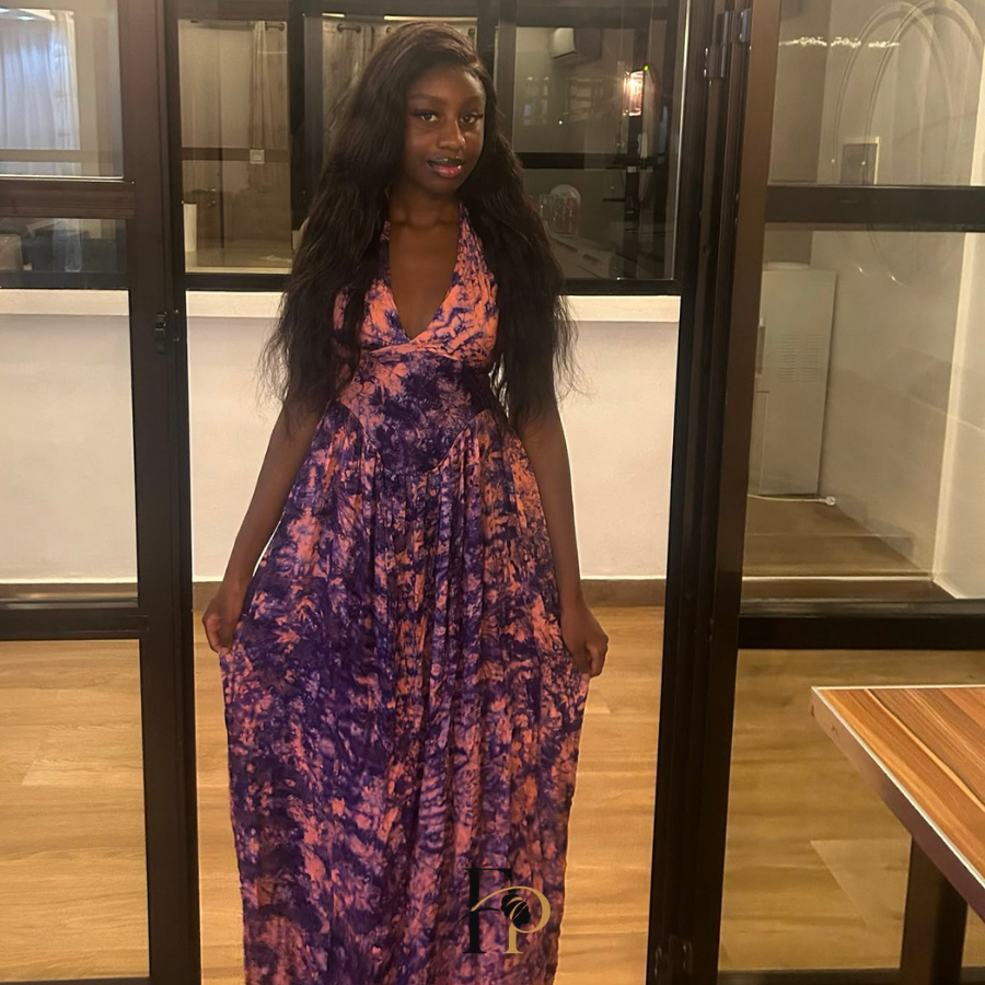 Robe longue Aissatou dos nu