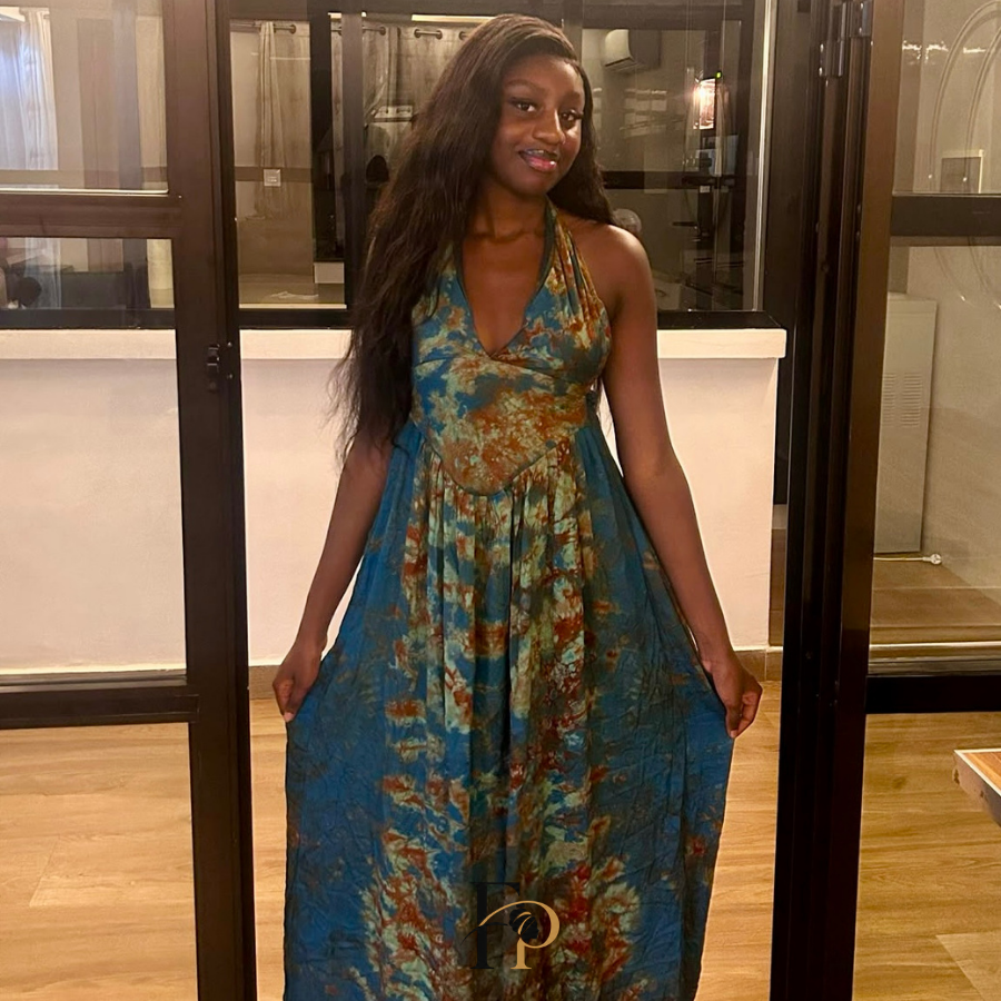 Robe longue Aissatou dos nu