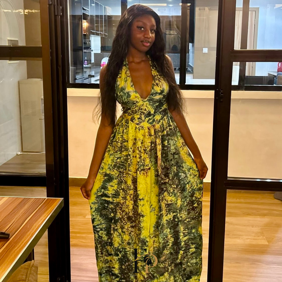 Robe longue Aissatou dos nu