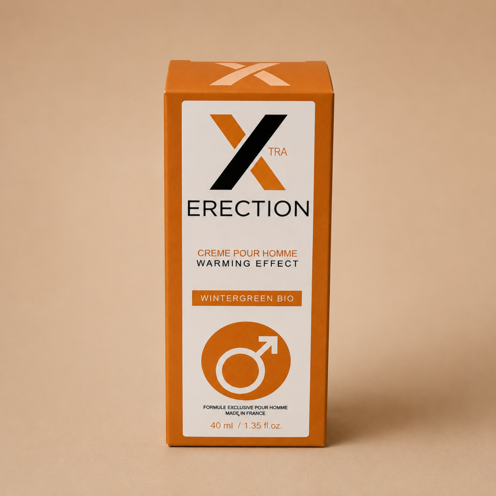 Crème érectile à effet chauffant