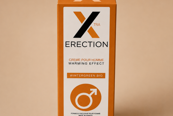 Crème érectile à effet chauffant