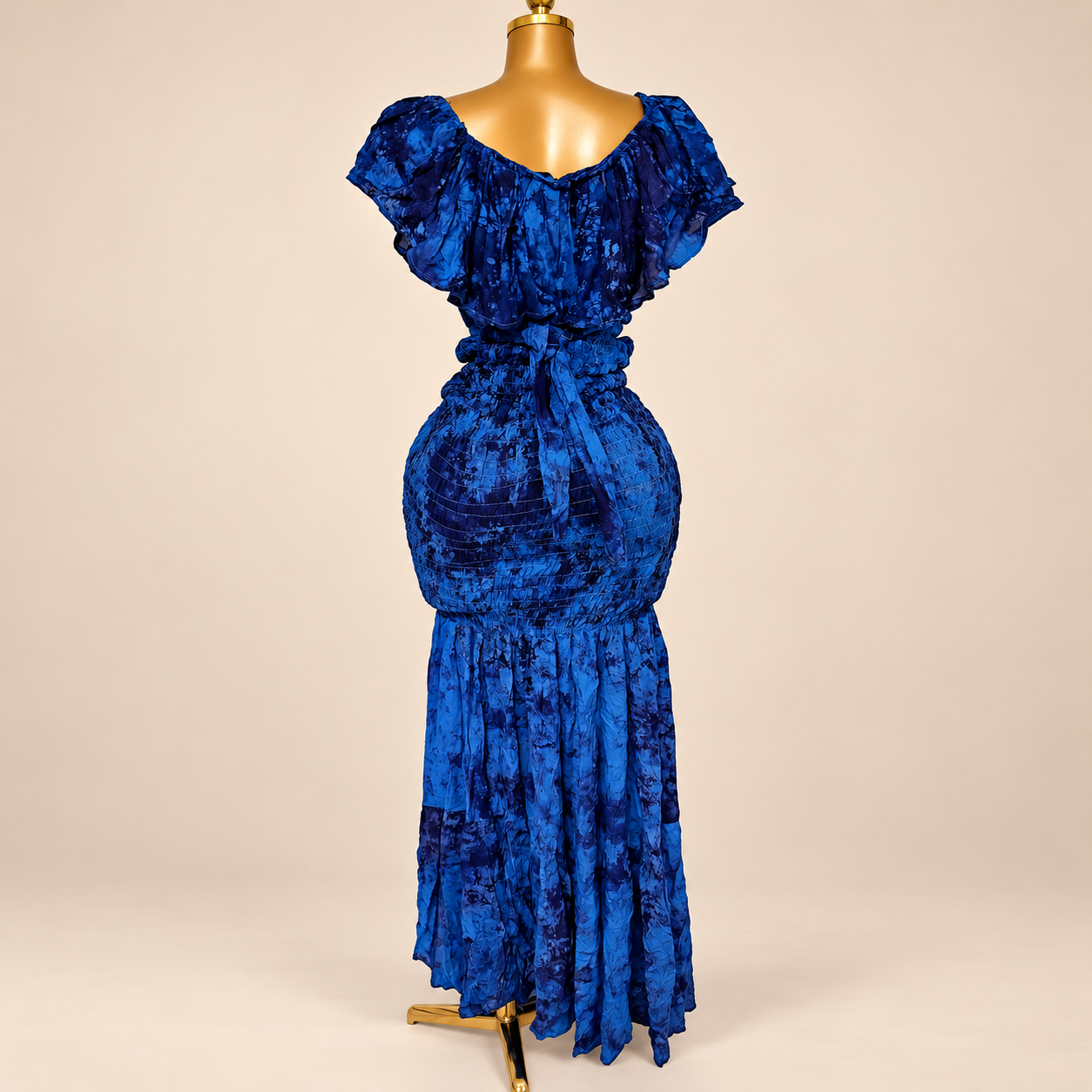 Robe col Bardot Maimouna longue femme Fashionista Paris