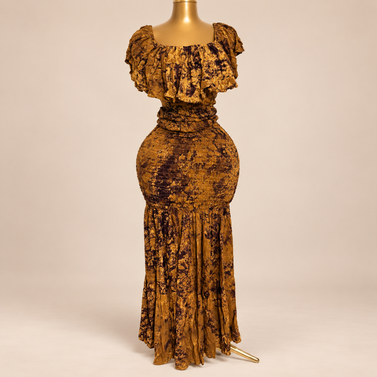Robe col Bardot Maimouna longue femme Fashionista Paris