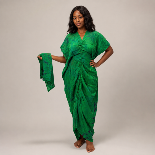 Robe Halima froncée
