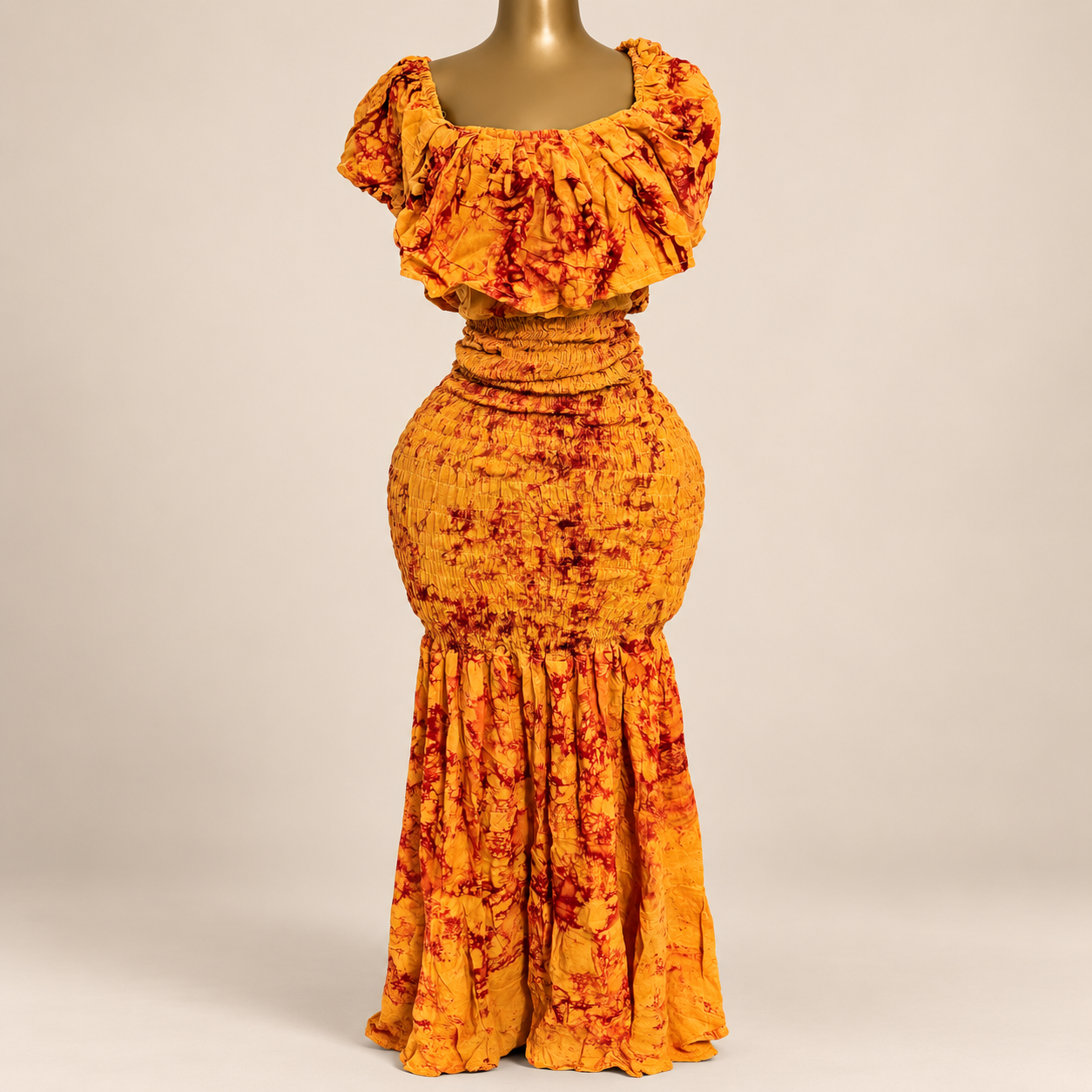 Robe col Bardot Maimouna longue femme Fashionista Paris