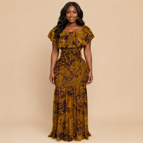 Robe col Bardot Maimouna