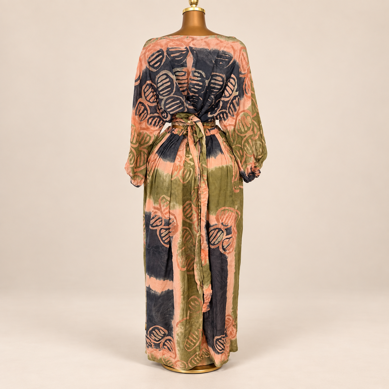 Ensemble Sira – Haut & jupe longue imprimé batik